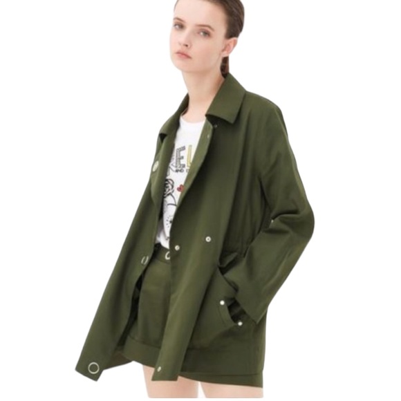 Sandro Jackets & Blazers - Sandro utility style jacket 100% cotton with drawstring excellent condition